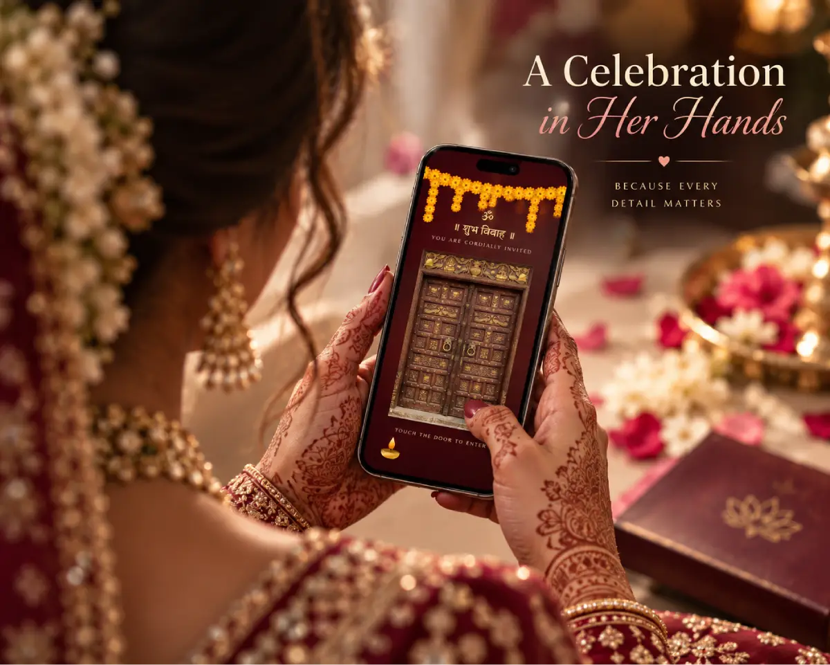 Mandir Vivah wedding invitation, photo 3