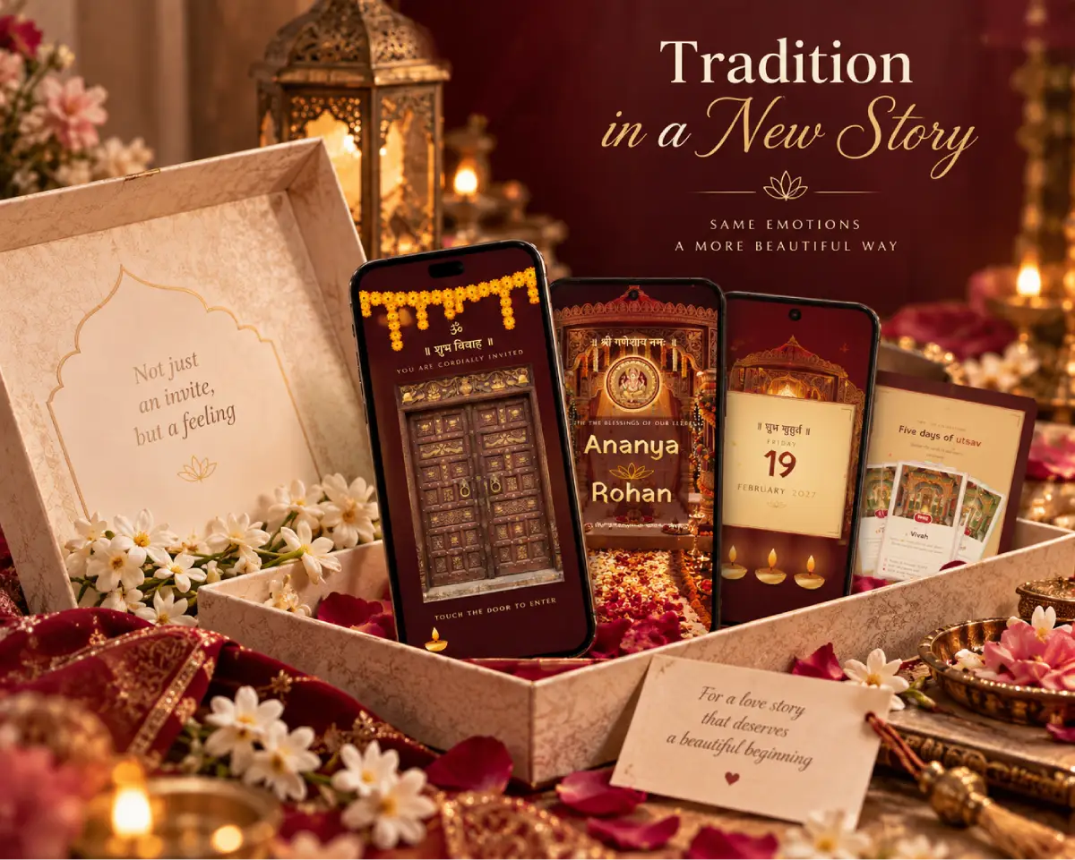 Mandir Vivah wedding invitation, photo 4
