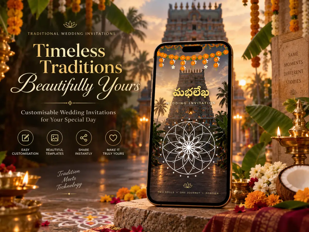 Subhalekha wedding invitation preview