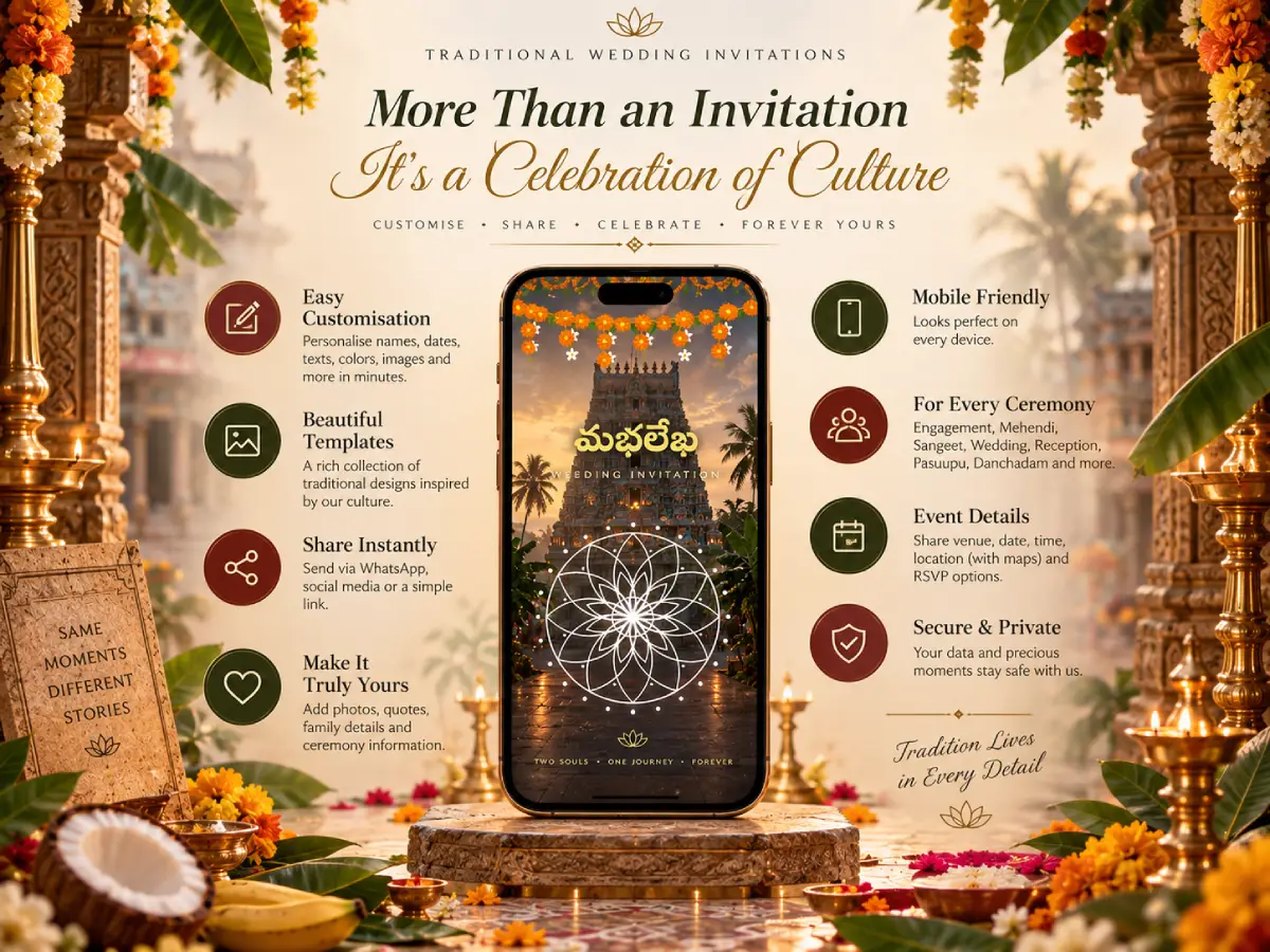 Subhalekha wedding invitation, photo 2