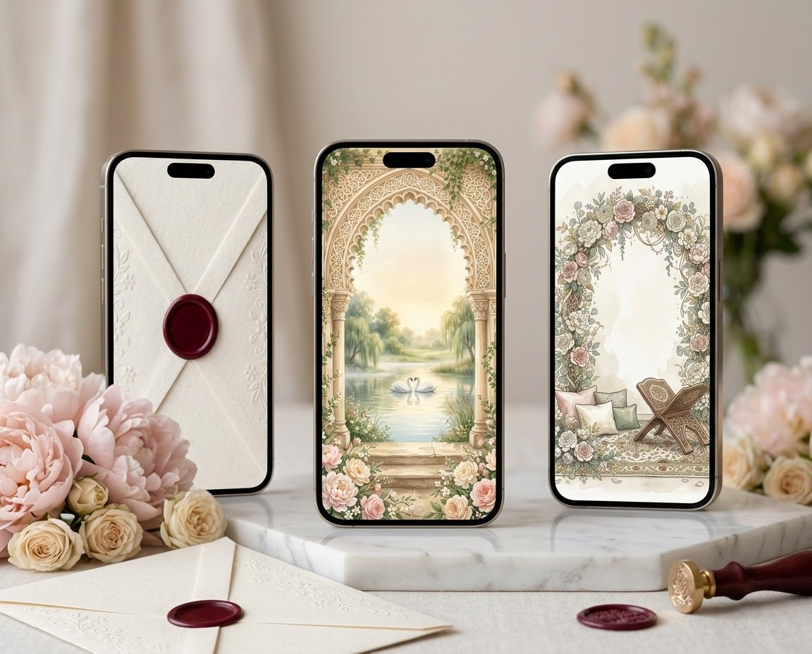 The Secret Garden wedding invitation preview